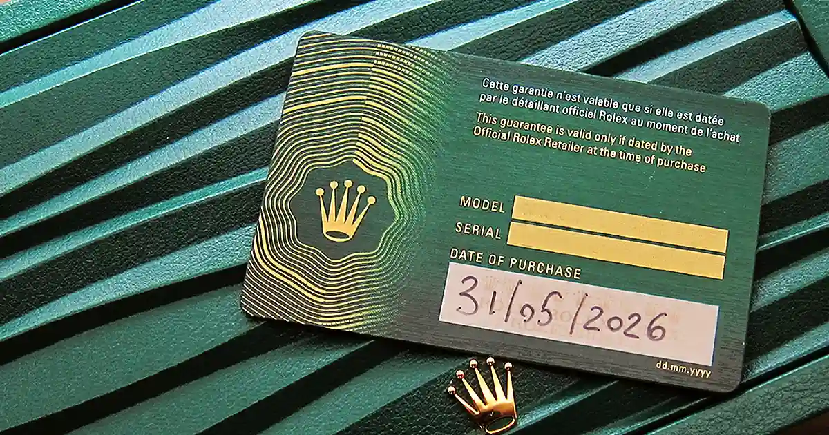 The Rolex Warranty Card 2026: What Collectors Should Know card