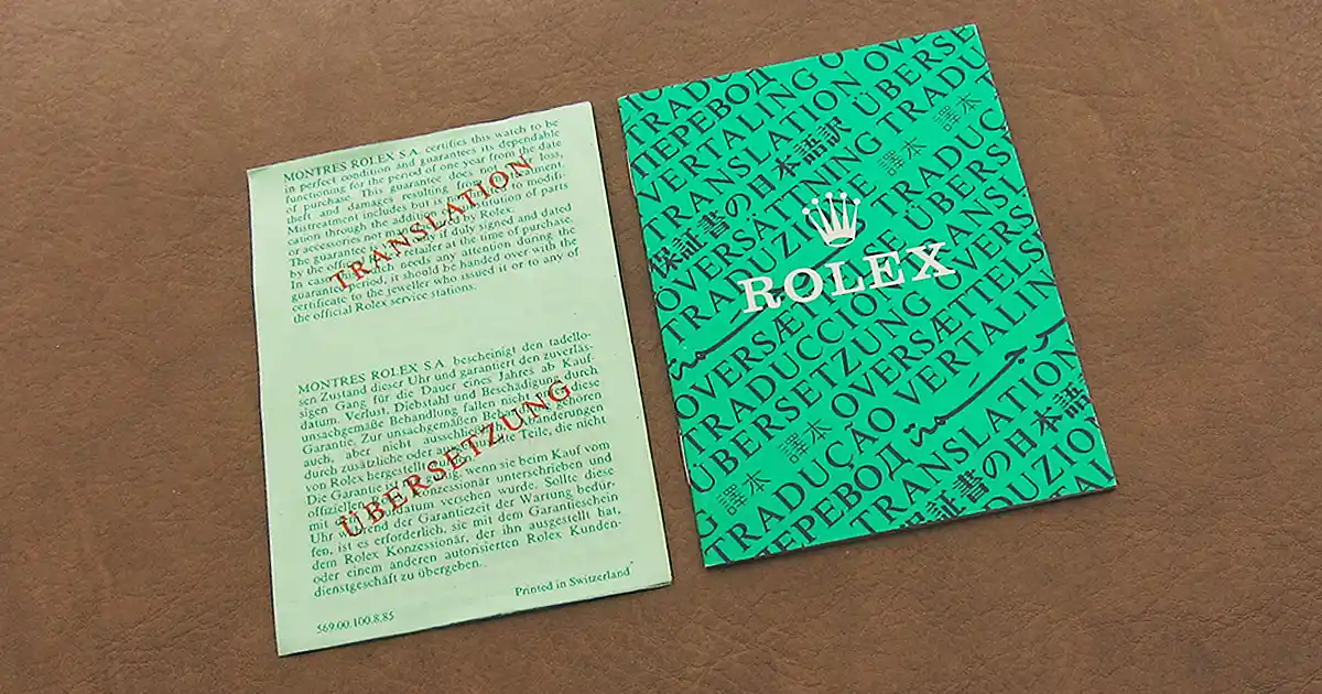 Rolex Owner’s Manuals: Why Collectors Care manual