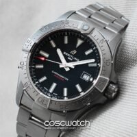 breitling avenger black 42 front