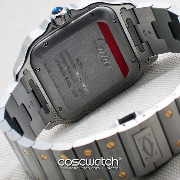 cartier santos 100 l yg back