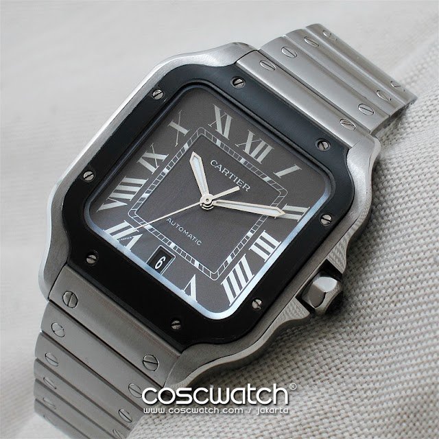 cartier santos 100l dlc front