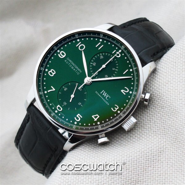 iwc portugueser green front