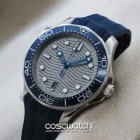 omega seamaster rhodium front