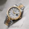 rolex datejust 31 diamond yellow front
