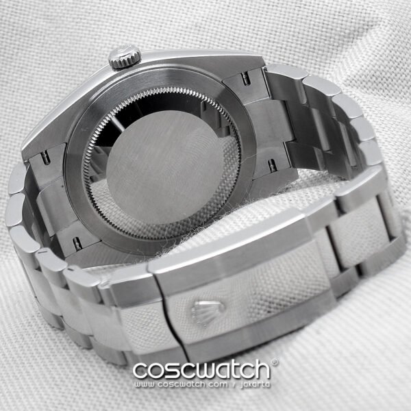 rolex datejust ii domed rhodium back