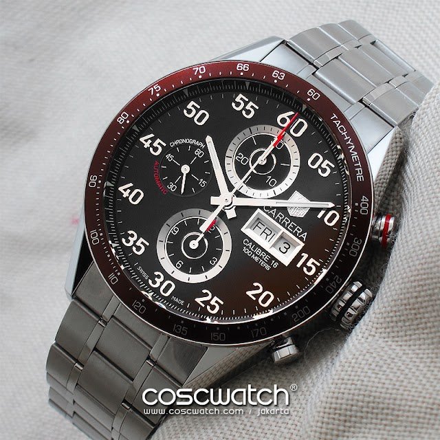 tag carrera cal.16 brown front