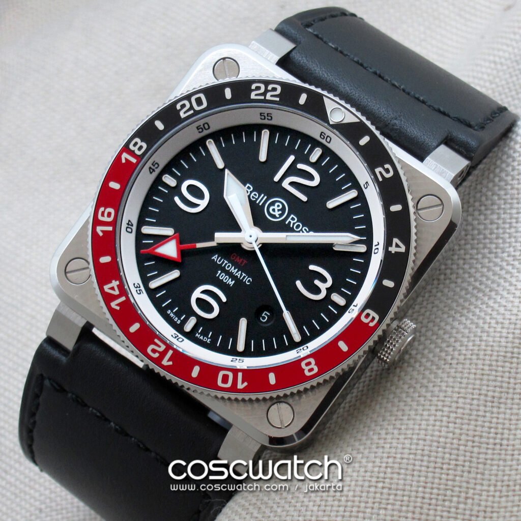 bell & ross br0393 gmt front