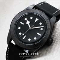 tudor bb black ceramic front