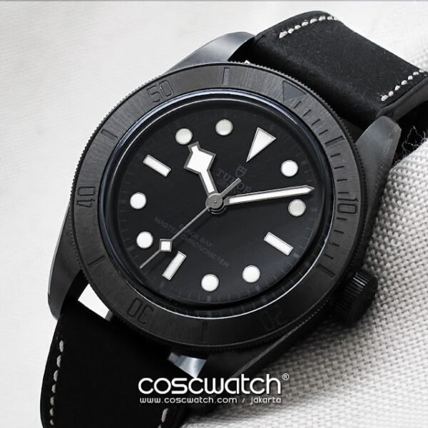 tudor bb black ceramic front